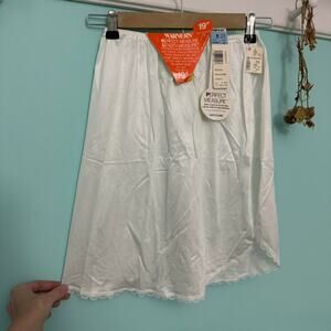NWT white vintage deadstock slip